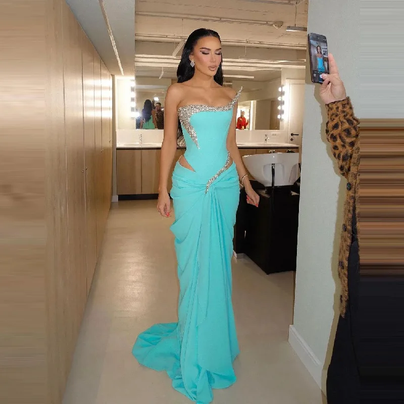 Value Deals lace dressStunning Blue Prom Dresses Beaded Crystals Women Evening Gowns Red Carpet Strapless Ruffles Chiffon Celebrity Formal Party Dress Value Deals lace dressStunning Blue Prom Dresses Beaded Crystals Women Evening Gowns Red Carpet Strapless Ruffles Chiffon Celebrity Formal Party Dress