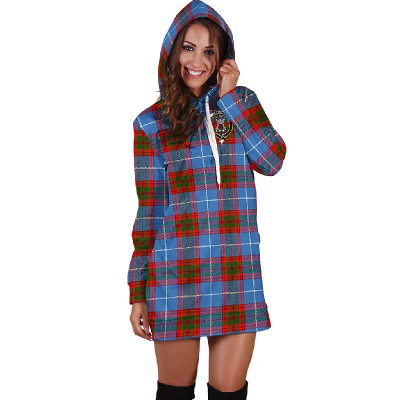Price Buster Spalding Tartan Hoodie Dress with Family Crest