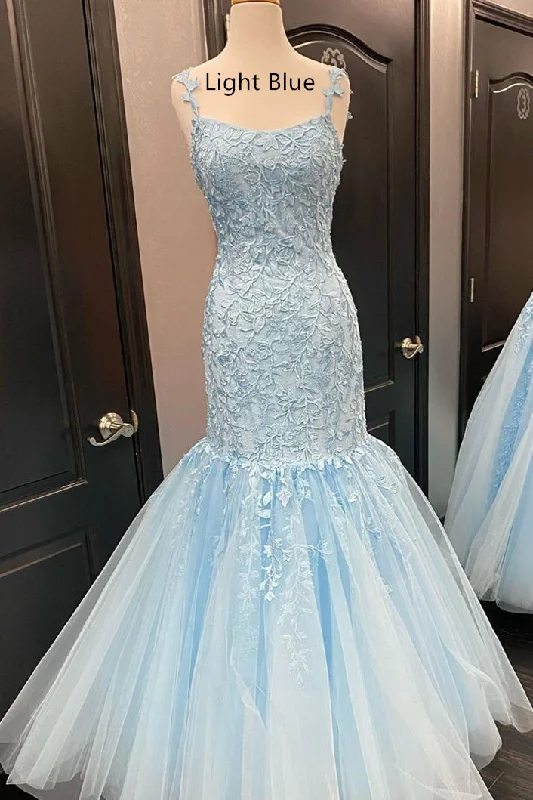Exclusive Savings casual day dressStraps Mermaid Light Blue Lace Appliqued Long Prom Dress Exclusive Savings casual day dressStraps Mermaid Light Blue Lace Appliqued Long Prom Dress